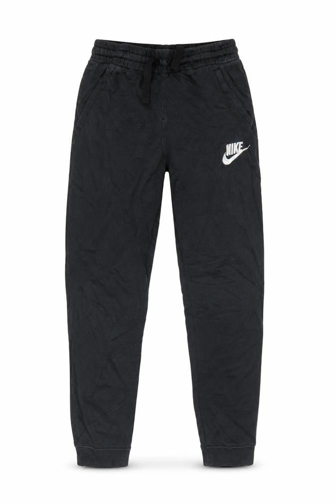 Nike Boys Black Jogger Trousers L 147-158cm Cotton Blend Sweatpants