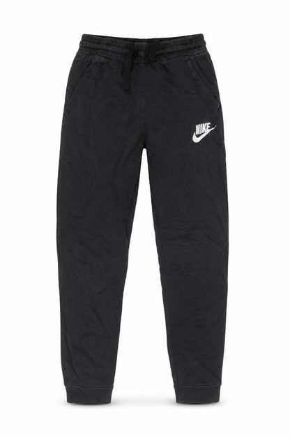 Nike Boys Black Jogger Trousers L 147-158cm Cotton Blend Sweatpants