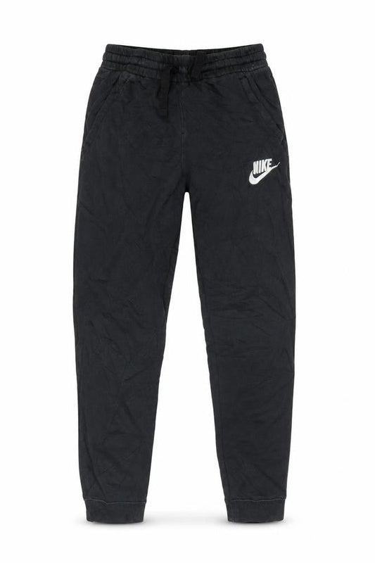 Nike Boys Black Jogger Trousers L 147-158cm Cotton Blend Sweatpants