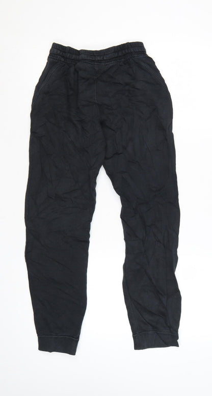 Nike Boys Black Jogger Trousers L 147-158cm Cotton Blend Sweatpants