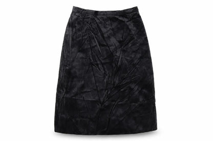 House of Fraser Women’s Black Velvet Midi Pencil Skirt Size 14
