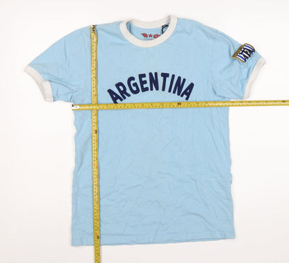 Superdry Men’s Blue Argentina Retro Graphic T-Shirt XS