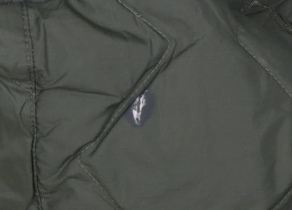 Marks and Spencer Women’s Green Long Quilted Puffer Coat Size 12