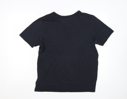Nike Men's Black Dri-FIT Athletic Fit Crew Neck T-Shirt Size L