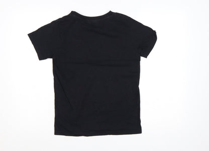 Berghaus Boys Black 11-12 Years Logo Cotton Short Sleeve T-Shirt