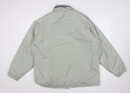 IZOD Men’s Grey XL Puffer Jacket Windproof Water Resistant