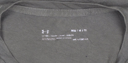 Under Armour Men's Green HeatGear Loose Fit Crew Neck T-Shirt Size M