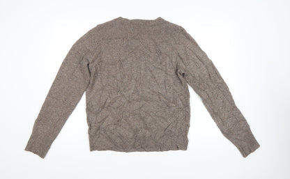 Cath Kidston Women’s Brown Wool Dog Jumper Size L Crew Neck
