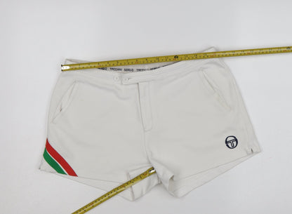 Sergio Tacchini Women's White XL Sports Tennis Shorts
