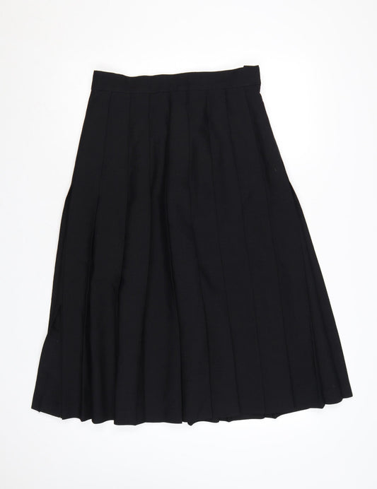 Marks and Spencer Women’s Black Pleated Long Skirt Size 14