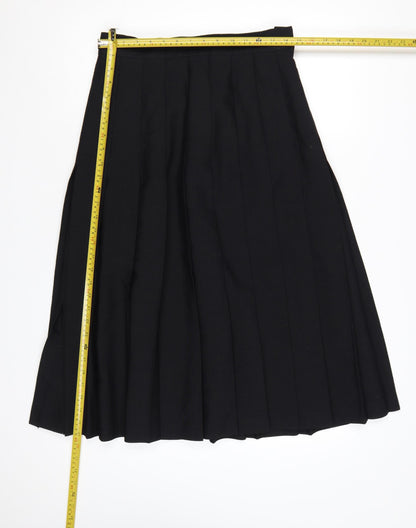 Marks and Spencer Women’s Black Pleated Long Skirt Size 14