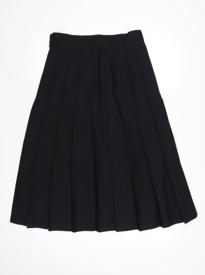 Marks and Spencer Women’s Black Pleated Long Skirt Size 14