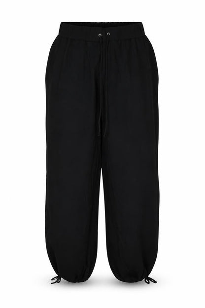 Marks & Spencer Womens Black Size 14 Relaxed Fit Jogger Trousers