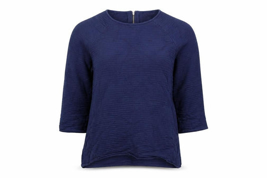 Autograph Women’s Blue 3/4 Sleeve Crew Neck Pullover Jumper Size 8