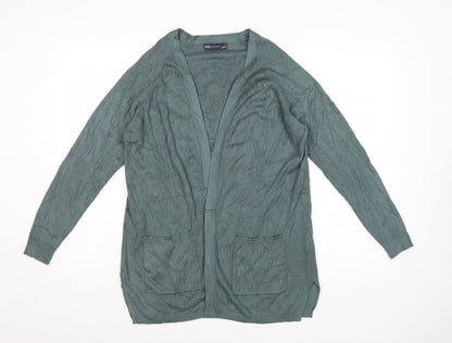 Marks and Spencer Women’s Green Medium Lightweight Open Knit Cardigan