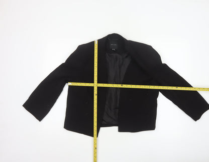 New Look Women's Black Suit Jacket Size 14 Classic Fit Blazer