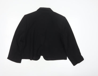 H&M Women’s Black XL Regular Fit Tailored Blazer