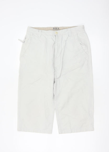 Marks and Spencer Men’s White Chino Shorts 32in M Casual Cotton