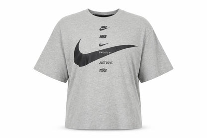 Nike Women’s Grey XS Relaxed Fit Cotton Sports T-Shirt