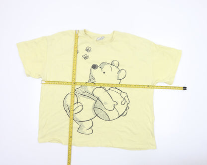 Primark Disney Winnie the Pooh Women’s Yellow XL Relaxed Fit T-Shirt