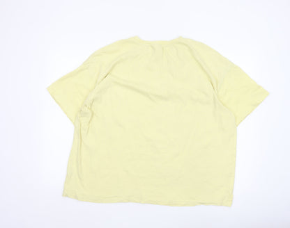 Primark Disney Winnie the Pooh Women’s Yellow XL Relaxed Fit T-Shirt