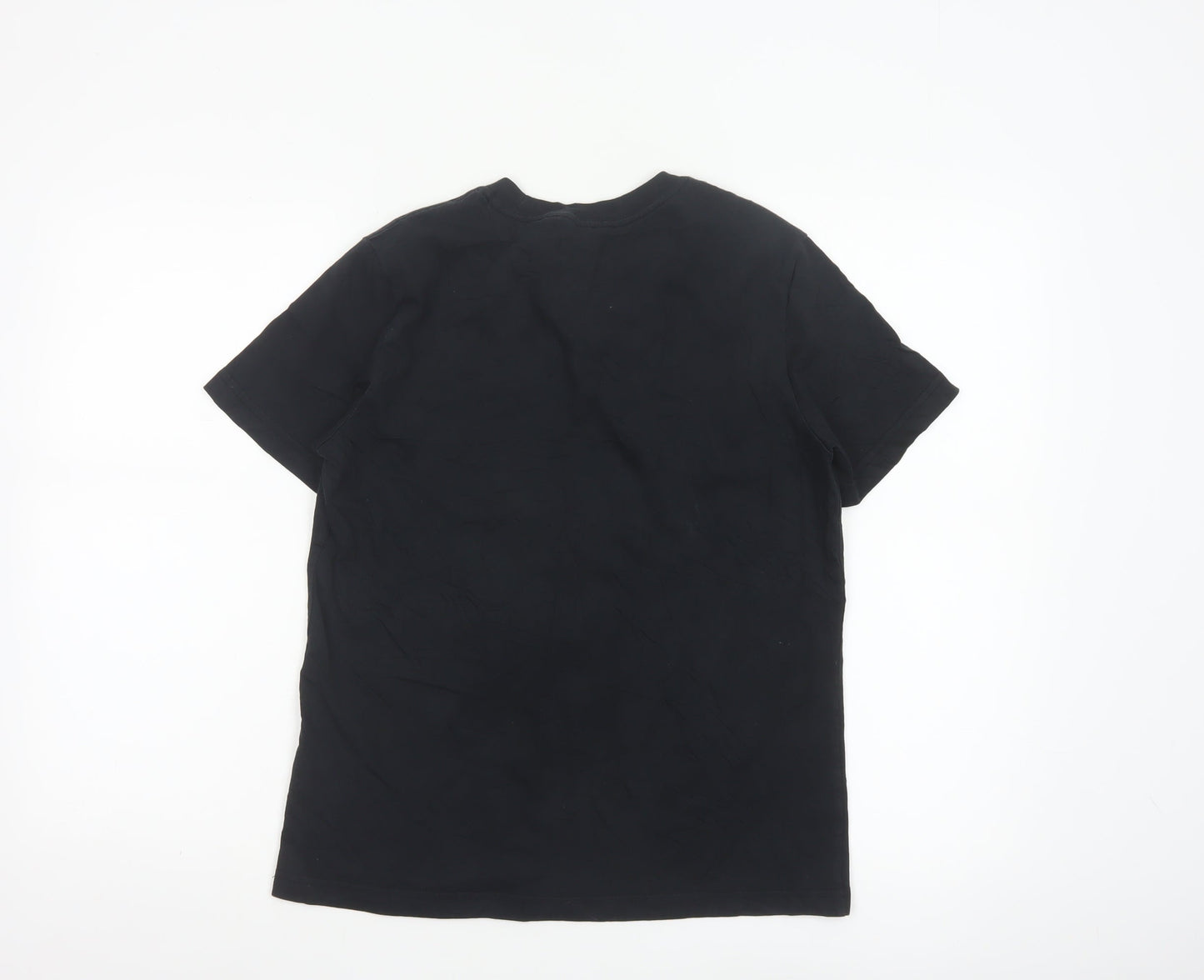 Nike Boys Black Loose Fit T-Shirt 146-156cm Short Sleeve Cotton Tee