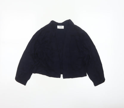 Wallis Petite Women's Blue Open Knit Cardigan Size M