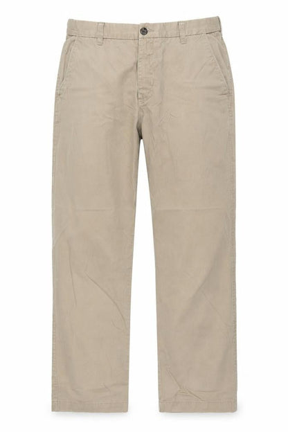 Lincoln Women Beige Chino Trousers Size 34R Cotton Straight Leg
