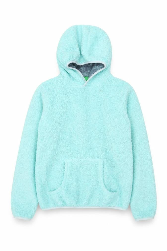 Mountain Warehouse Girls Blue Fleece Pullover Hoodie – Size 13 Years