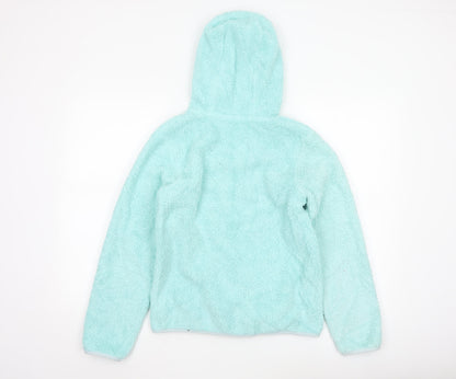 Mountain Warehouse Girls Blue Fleece Pullover Hoodie – Size 13 Years