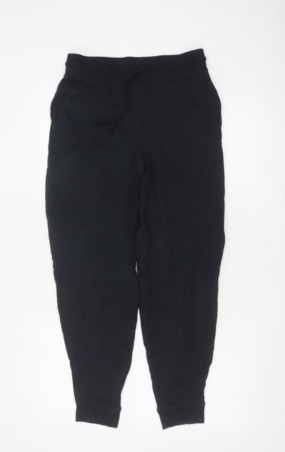 Marks and Spencer Womens Black Size 10 Cotton Joggers