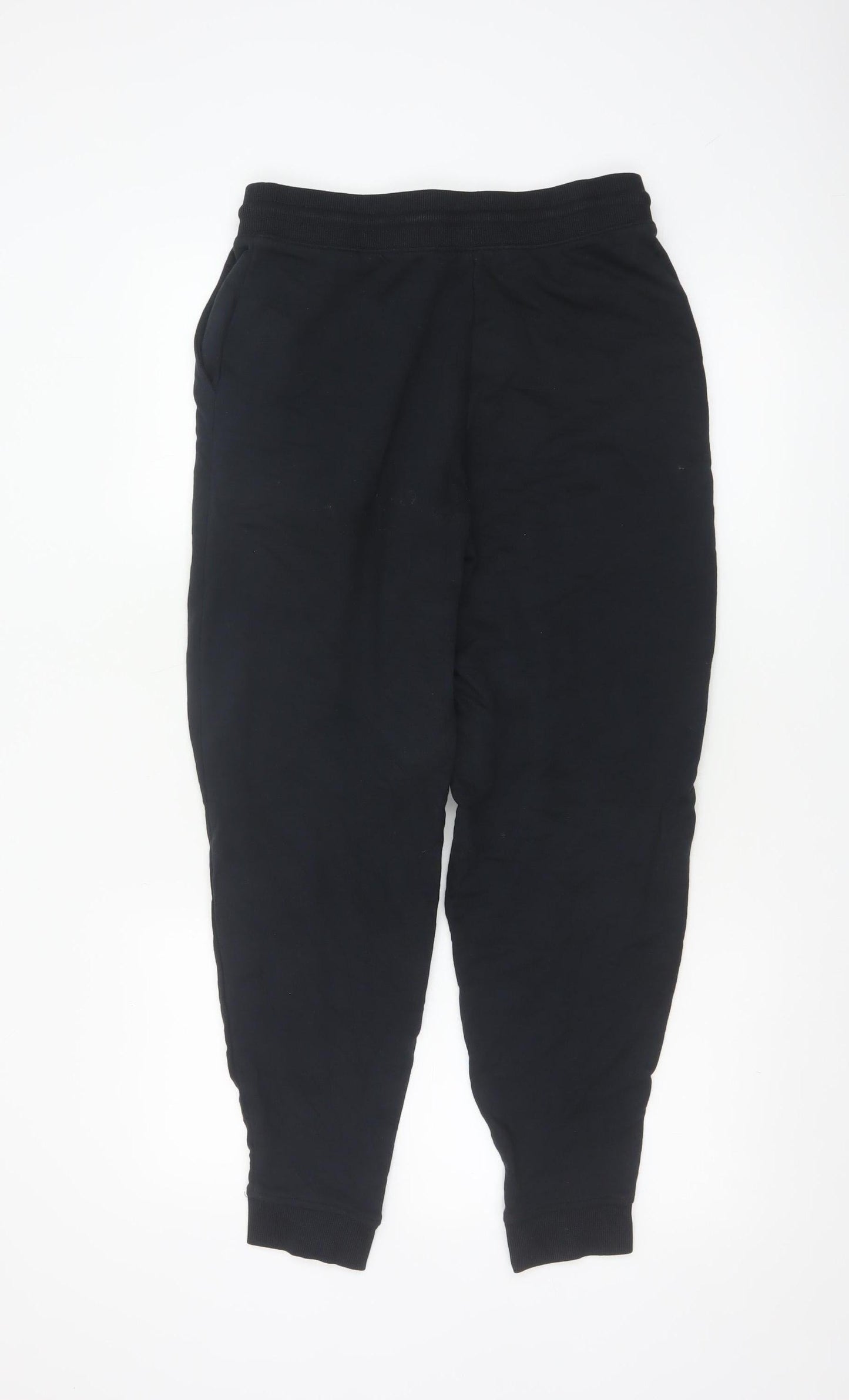 Marks and Spencer Womens Black Size 10 Cotton Joggers