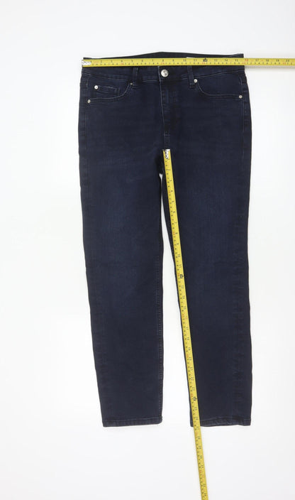 Marks and Spencer Women’s Blue Slim Jeans Size 14 Short