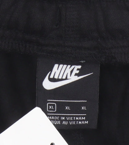Nike Men's Black Jogger Trousers XL Cotton Blend Sportswear
