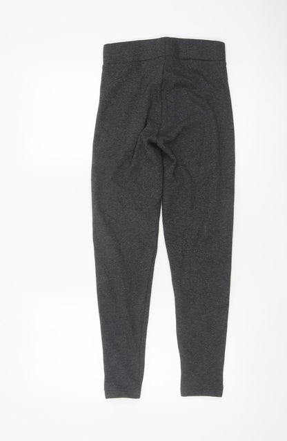 Marks and Spencer Women’s Grey Leggings Size 6 Short Stretch Cotton Blend