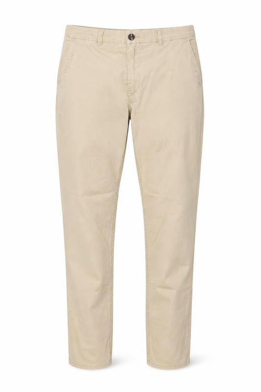 H&M Men Beige Chino Trousers Size M Regular Fit Cotton Blend