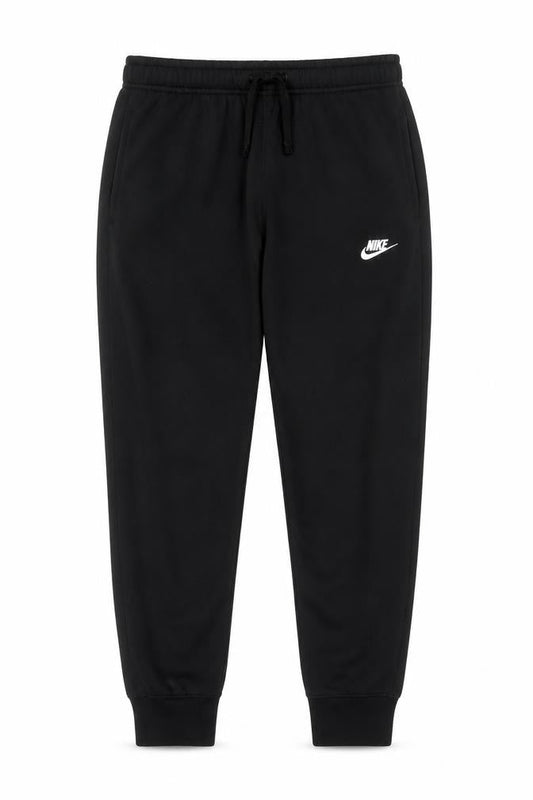 Nike Men's Black Fleece Jogger Trousers L Regular Fit