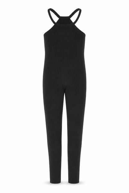 PRETTYLITTLETHING Women Black XS Ribbed Skinny Trousers