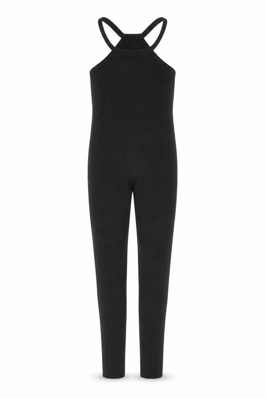 PrettyLittleThing Women Black XS Ribbed Skinny Trousers