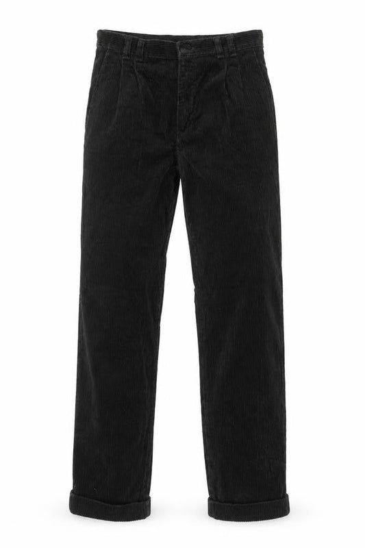 Wrangler Men's Black Corduroy Trousers 32x32 Regular Fit