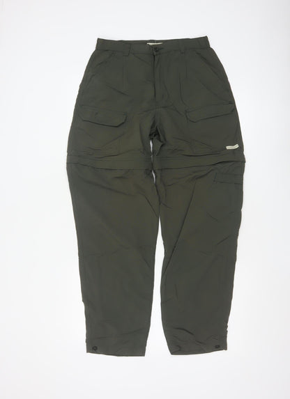 Royal Robbins Women’s Green Nylon Cargo Convertible Trousers Size 8
