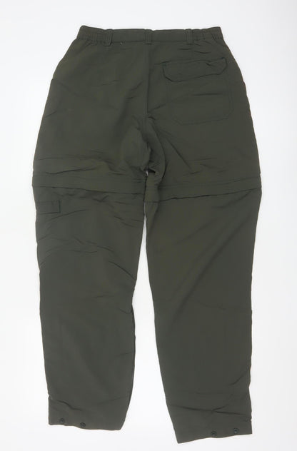 Royal Robbins Women’s Green Nylon Cargo Convertible Trousers Size 8