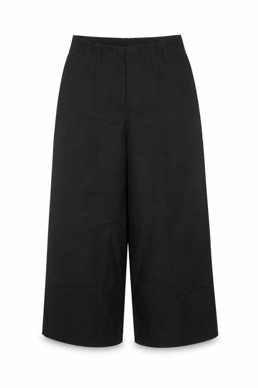 DKNY Women's Black High Rise Pleated Wide-Leg Trousers Size 4