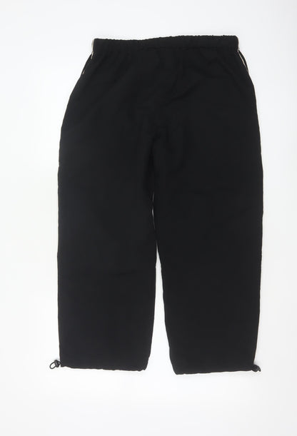 Keywest Womens Black Size 12 Cargo Jogger Trousers with Elastic Waist