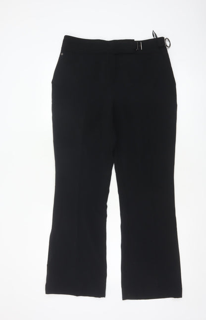 Marks and Spencer Per Una Women's Black Size 12 Bootcut Trousers