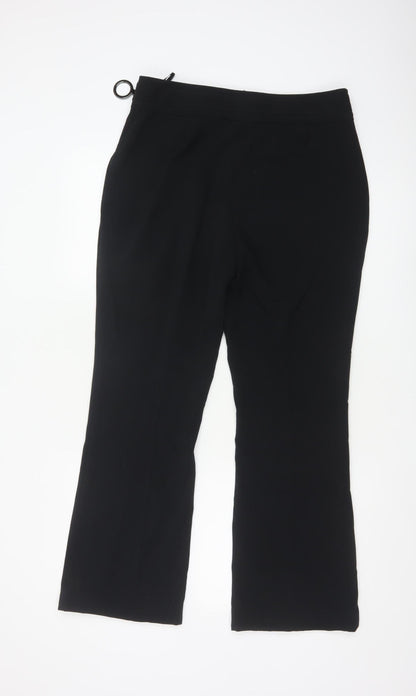 Marks and Spencer Per Una Women's Black Size 12 Bootcut Trousers