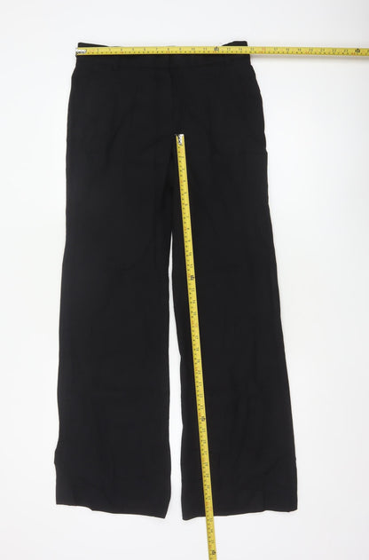 Nicole Farhi Women's Black Wool Dress Pants Size 10