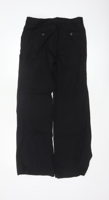 Nicole Farhi Women's Black Wool Dress Pants Size 10