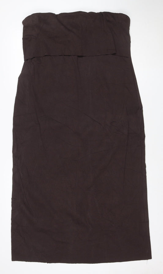 Marks & Spencer Women’s Brown Size 20 Bodycon Stretch Dress