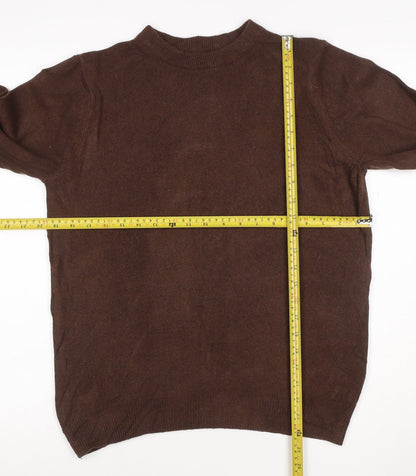 Marks and Spencer Men's Brown Wool Pullover Jumper M